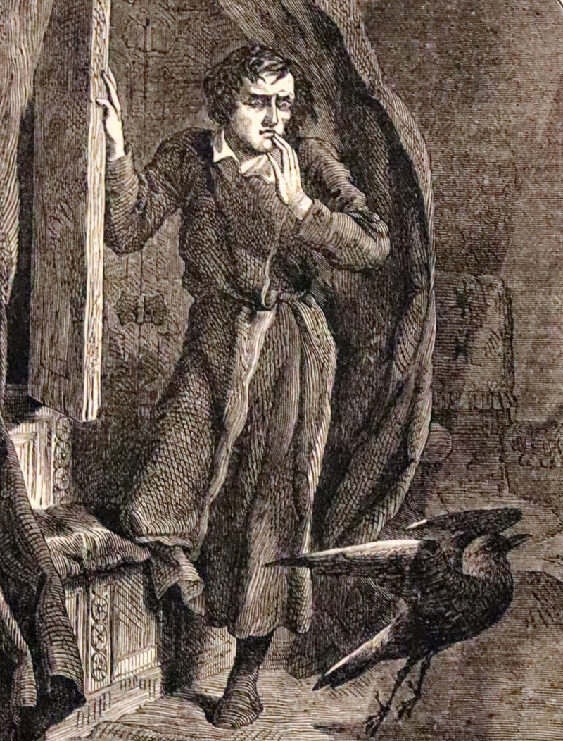 1890 Scarce Edition - The Poetical Works of Edgar Allan Poe Illustrated.