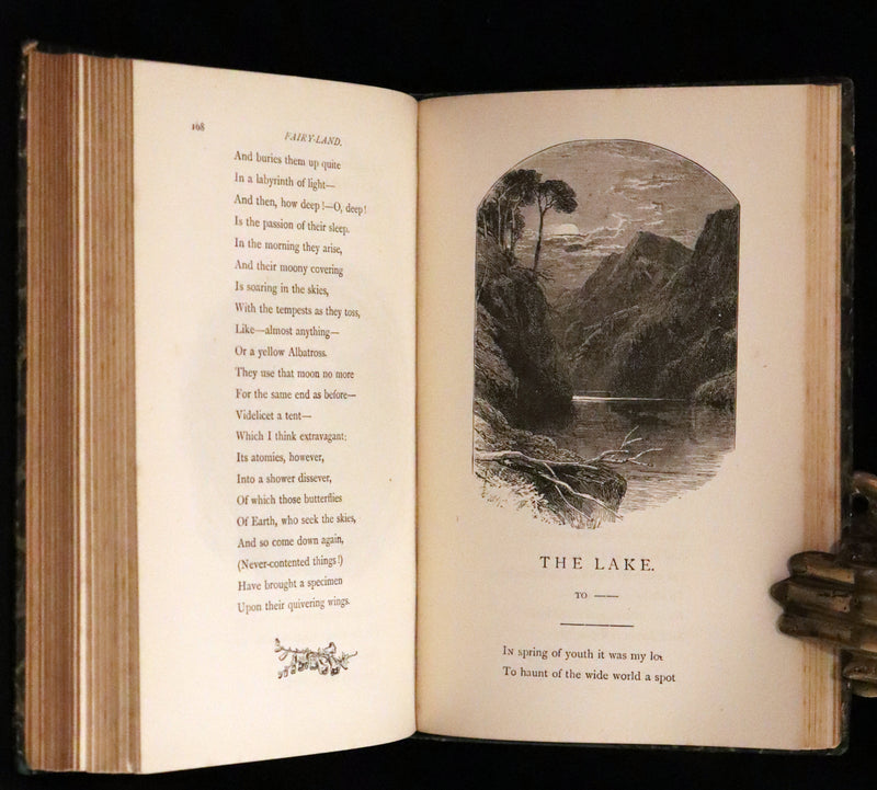 1890 Scarce Edition - The Poetical Works of Edgar Allan Poe Illustrated.