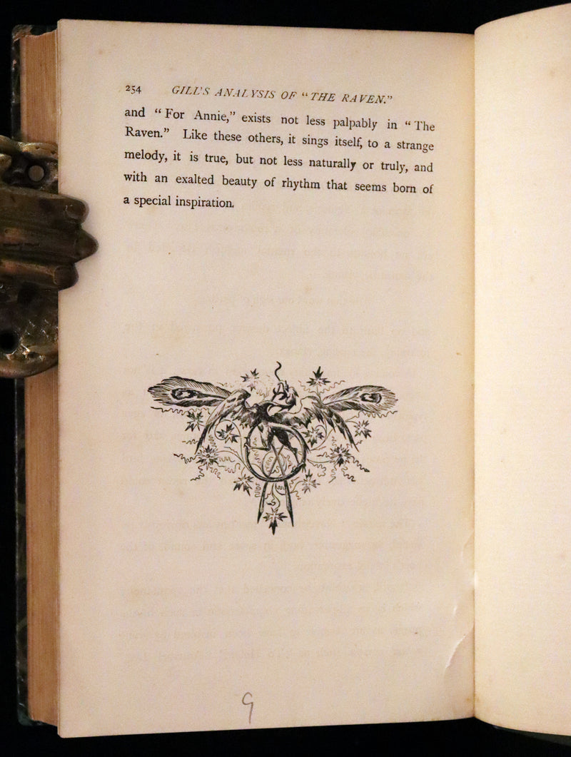 1890 Scarce Edition - The Poetical Works of Edgar Allan Poe Illustrated.