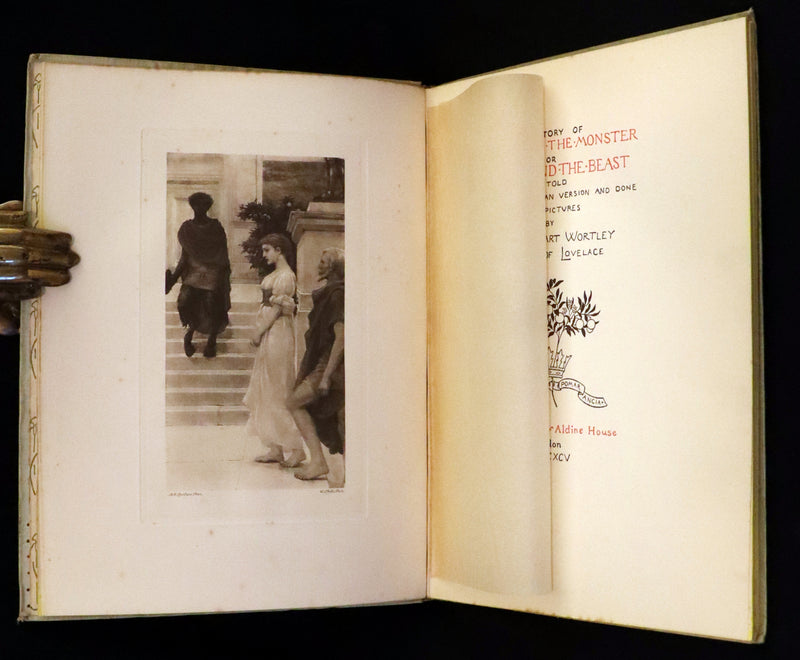 1895 Scarce Book - The Story of Zelinda and the Monster or, Beauty and the Beast