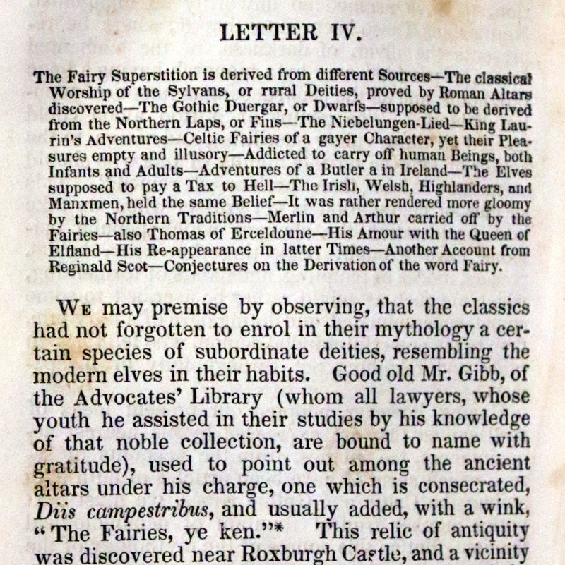 1836 Rare US Early Edition - Demonology and Witchcraft by Sir Walter Scott