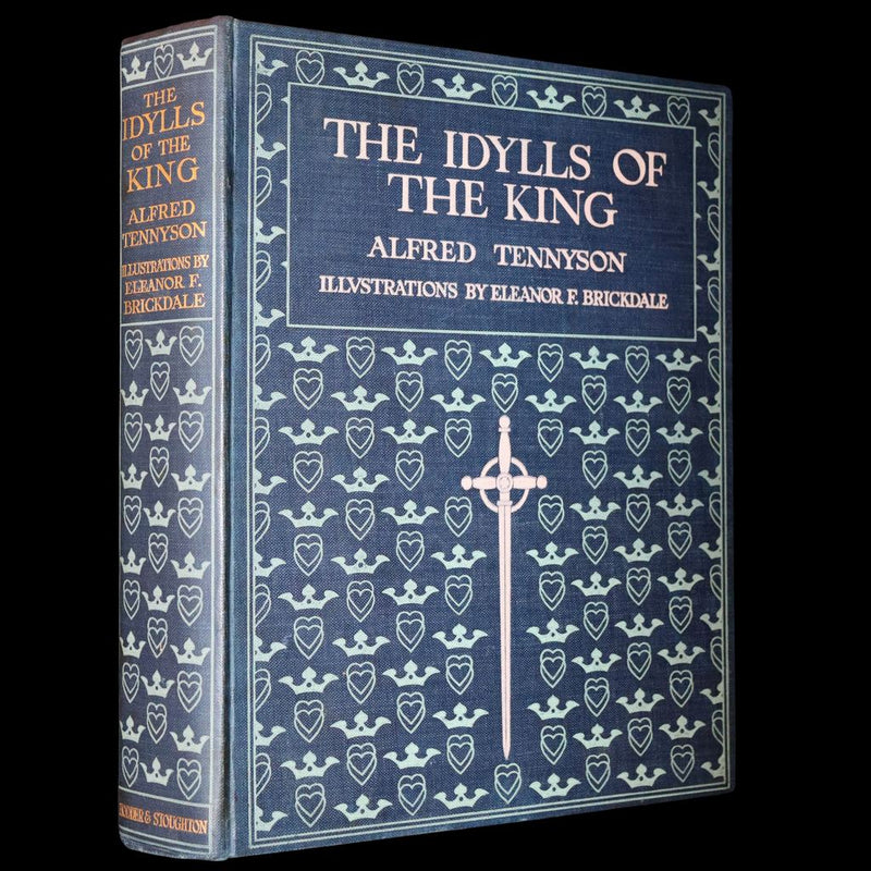 1911 Rare Book by Pre-Raphaelite Eleanor F Brickdale - Idylls of the King Arthur