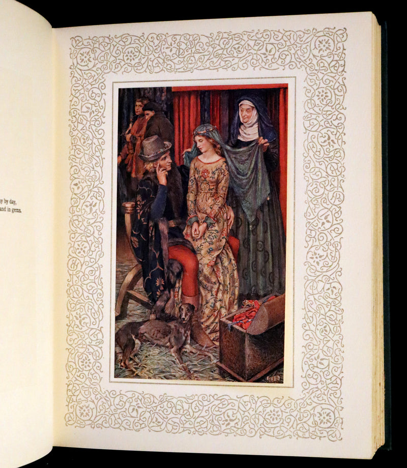 1911 Rare Book by Pre-Raphaelite Eleanor F Brickdale - Idylls of the King Arthur