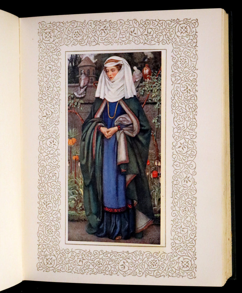 1911 Rare Book by Pre-Raphaelite Eleanor F Brickdale - Idylls of the King Arthur