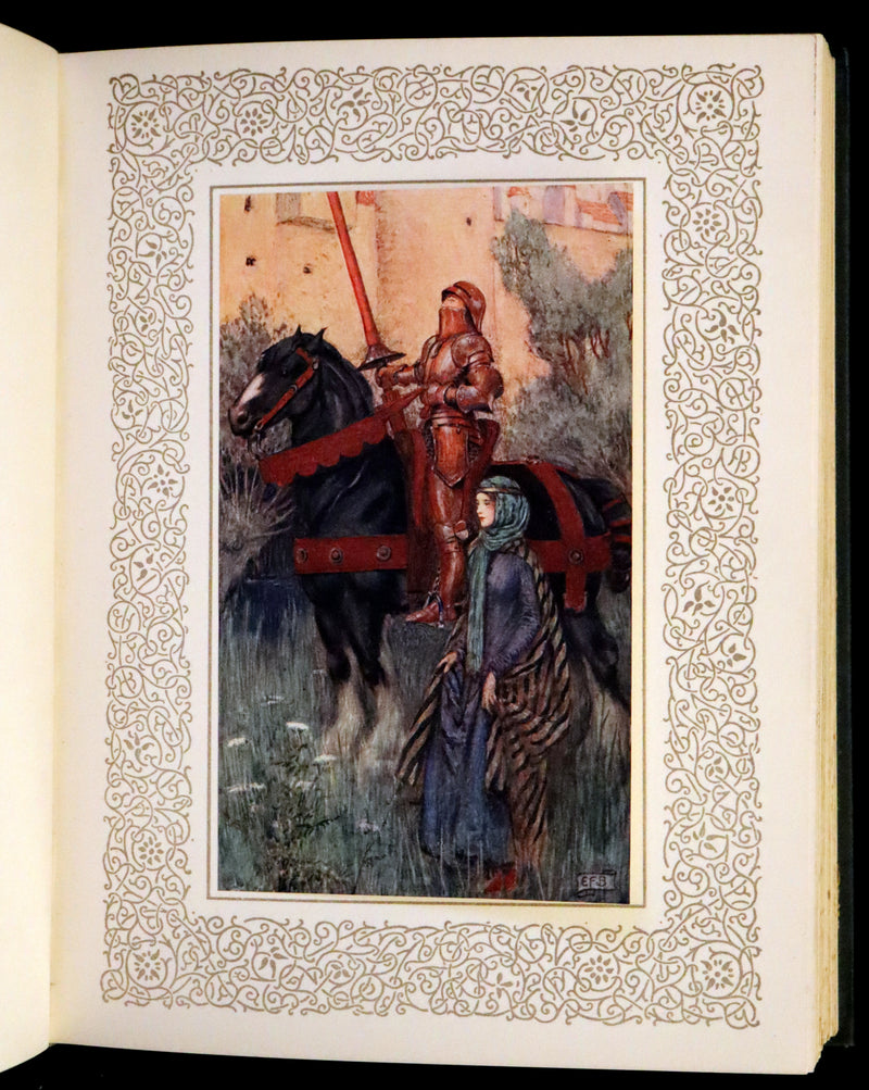 1911 Rare Book by Pre-Raphaelite Eleanor F Brickdale - Idylls of the King Arthur