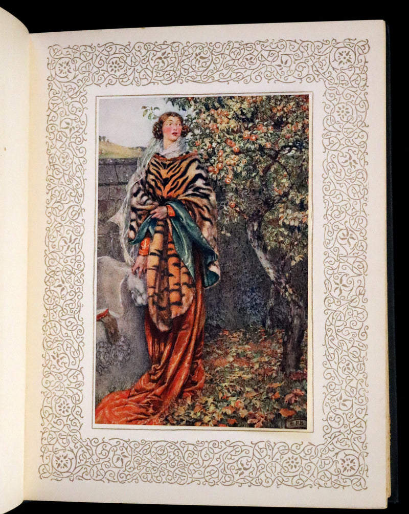 1911 Rare Book by Pre-Raphaelite Eleanor F Brickdale - Idylls of the King Arthur
