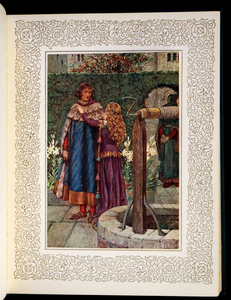 1911 Rare Book by Pre-Raphaelite Eleanor F Brickdale - Idylls of the King Arthur