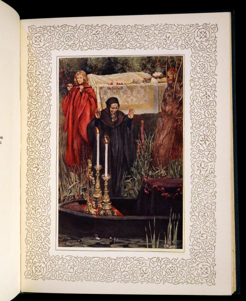 1911 Rare Book by Pre-Raphaelite Eleanor F Brickdale - Idylls of the King Arthur