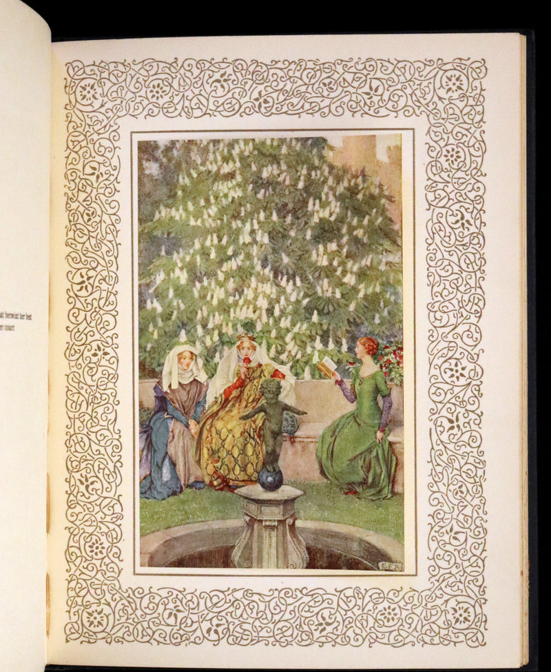 1911 Rare Book by Pre-Raphaelite Eleanor F Brickdale - Idylls of the King Arthur