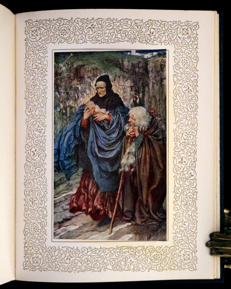 1911 Rare Book by Pre-Raphaelite Eleanor F Brickdale - Idylls of the King Arthur