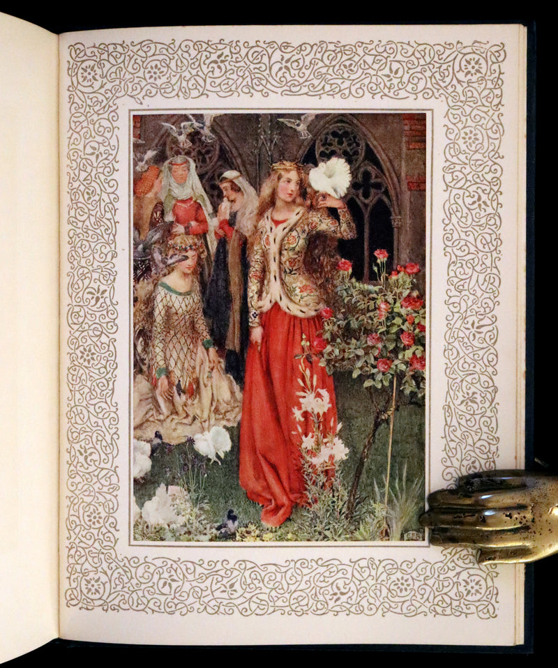 1911 Rare Book by Pre-Raphaelite Eleanor F Brickdale - Idylls of the King Arthur