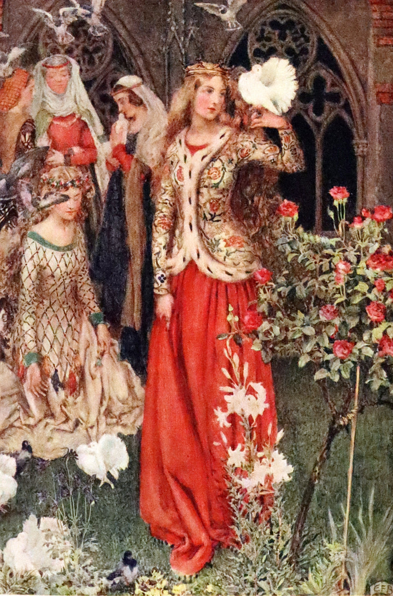 1911 Rare Book by Pre-Raphaelite Eleanor F Brickdale - Idylls of the King Arthur