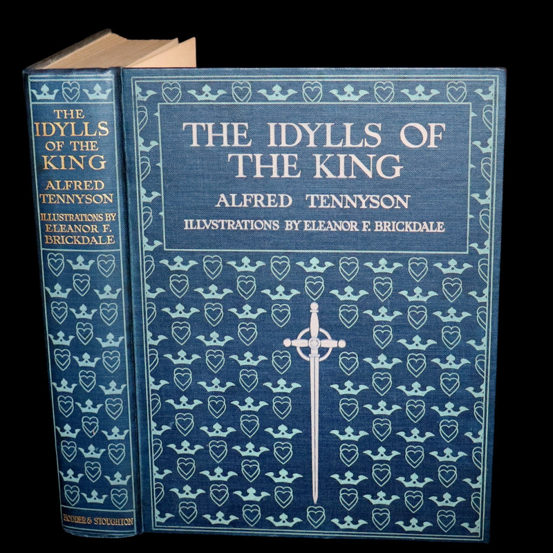 1911 Rare Book by Pre-Raphaelite Eleanor F Brickdale - Idylls of the King Arthur