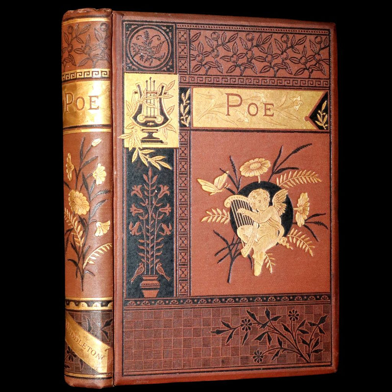 1881 Rare Book - Poems of Edgar Allan POE ; The Raven, Lenore, Ulalume,...