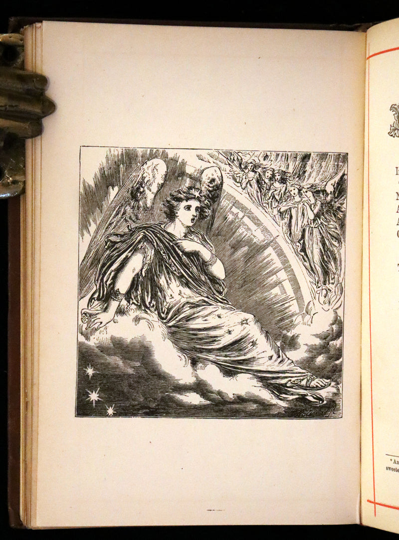 1881 Rare Book - Poems of Edgar Allan POE ; The Raven, Lenore, Ulalume,...