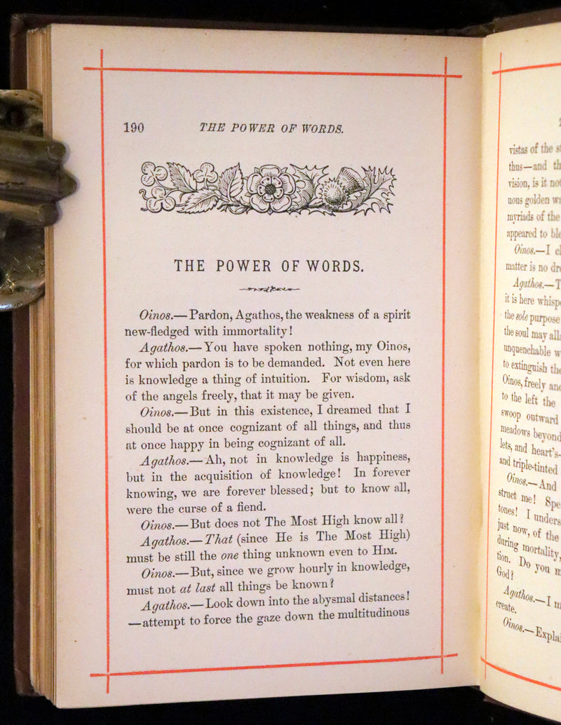 1881 Rare Book - Poems of Edgar Allan POE ; The Raven, Lenore, Ulalume,...