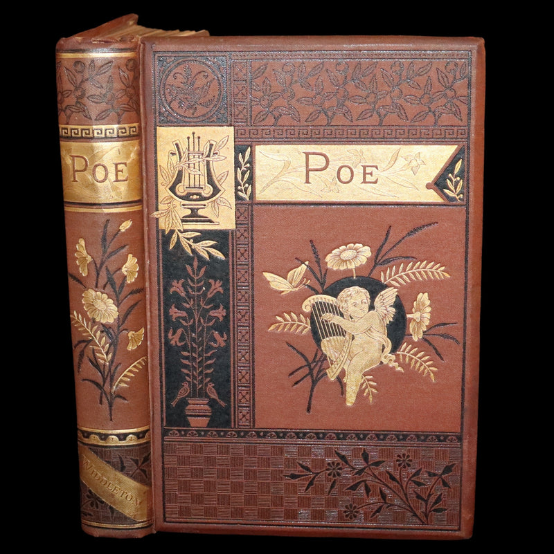 1881 Rare Book - Poems of Edgar Allan POE ; The Raven, Lenore, Ulalume,...