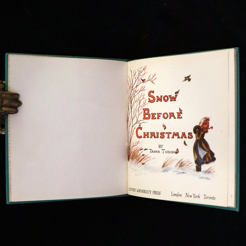 1941 Rare First Edition - Snow Before Christmas illustrated by Tasha Tudor
