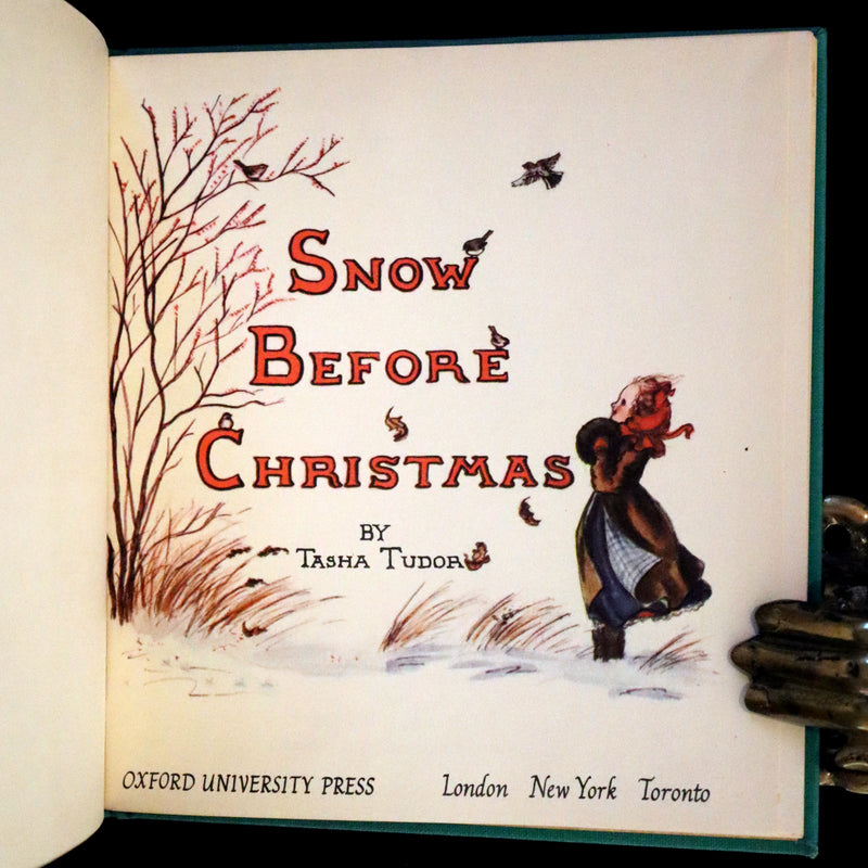 1941 Rare First Edition - Snow Before Christmas illustrated by Tasha Tudor