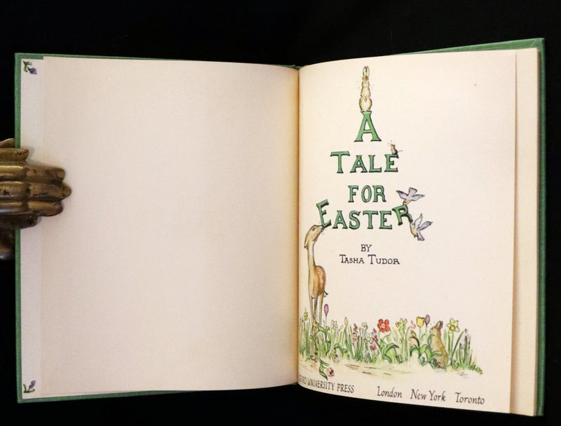 1941 Rare First Edition - A Tale for Easter illustrated by Tasha Tudor