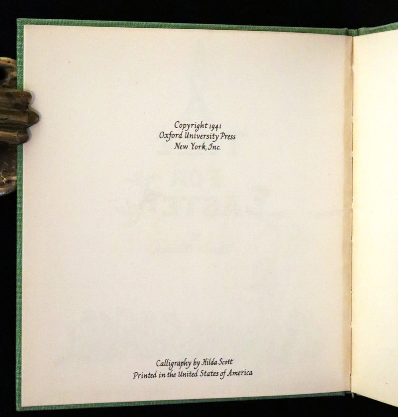 1941 Rare First Edition - A Tale for Easter illustrated by Tasha Tudor