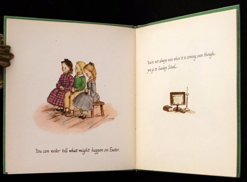 1941 Rare First Edition - A Tale for Easter illustrated by Tasha Tudor