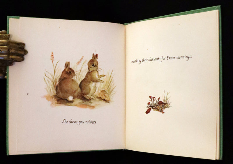 1941 Rare First Edition - A Tale for Easter illustrated by Tasha Tudor