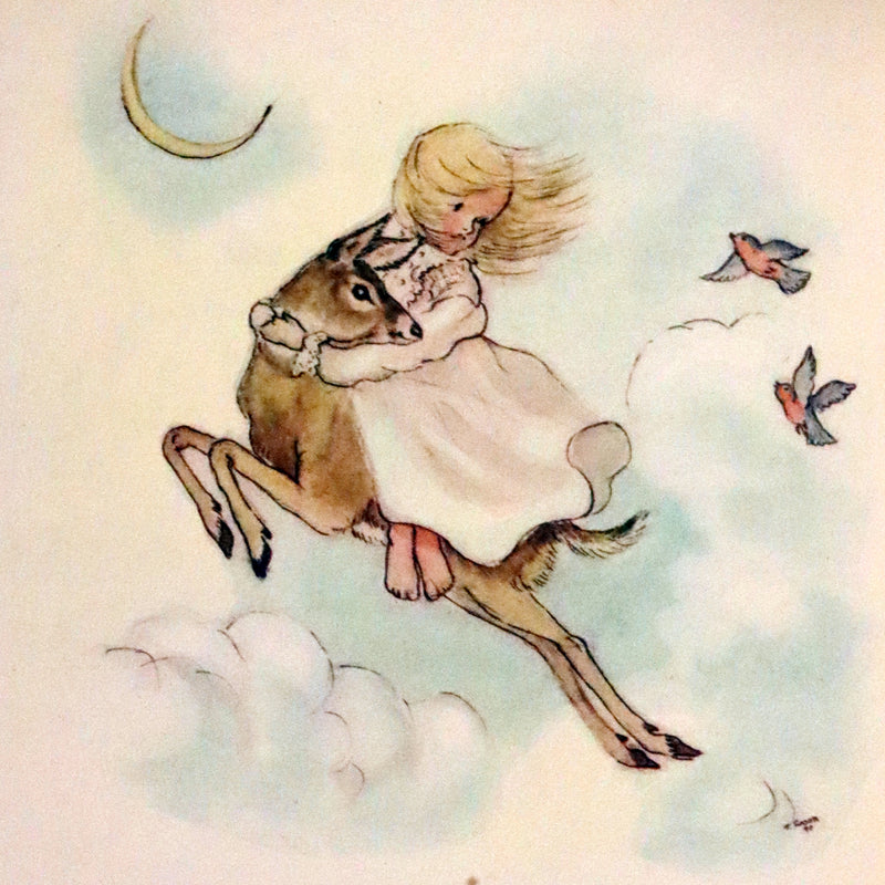 1941 Rare First Edition - A Tale for Easter illustrated by Tasha Tudor