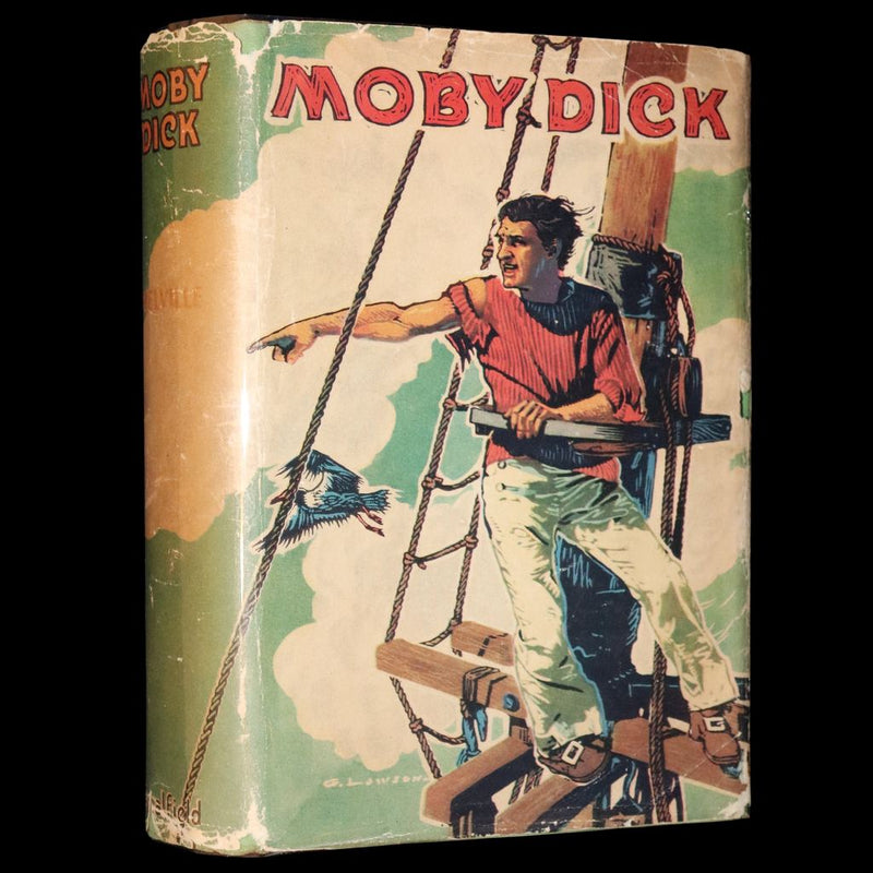 1931 Rare with Dust Jacket - Moby Dick by Herman Melville Illustrated by Conyers