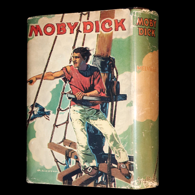 1931 Rare with Dust Jacket - Moby Dick by Herman Melville Illustrated by Conyers