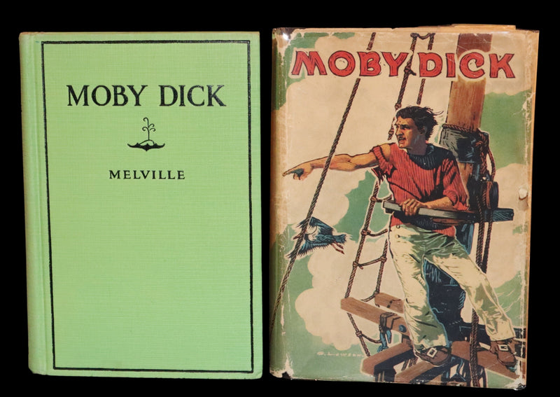 1931 Rare with Dust Jacket - Moby Dick by Herman Melville Illustrated by Conyers