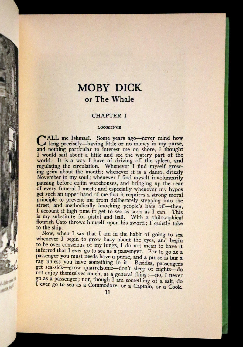 1931 Rare with Dust Jacket - Moby Dick by Herman Melville Illustrated by Conyers