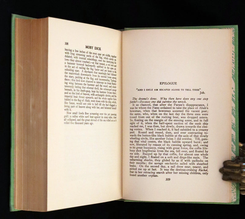 1931 Rare with Dust Jacket - Moby Dick by Herman Melville Illustrated by Conyers