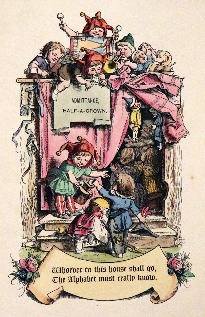 1867 Scarce Book - Little Lily's Alphabet Illustrated by Oscar Pletsch