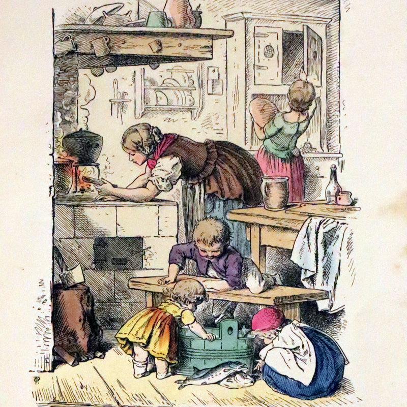 1867 Scarce Book - Little Lily's Alphabet Illustrated by Oscar Pletsch