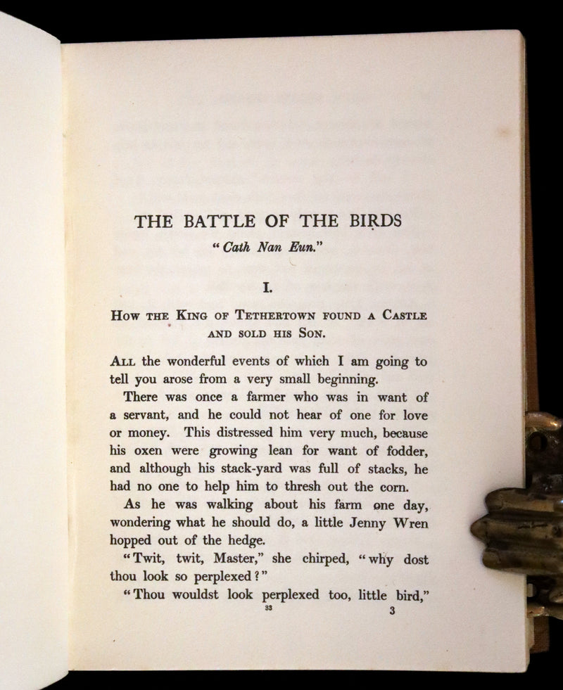 1927 Scarce Book - The Book of Celtic Stories by Elizabeth W. Grierson