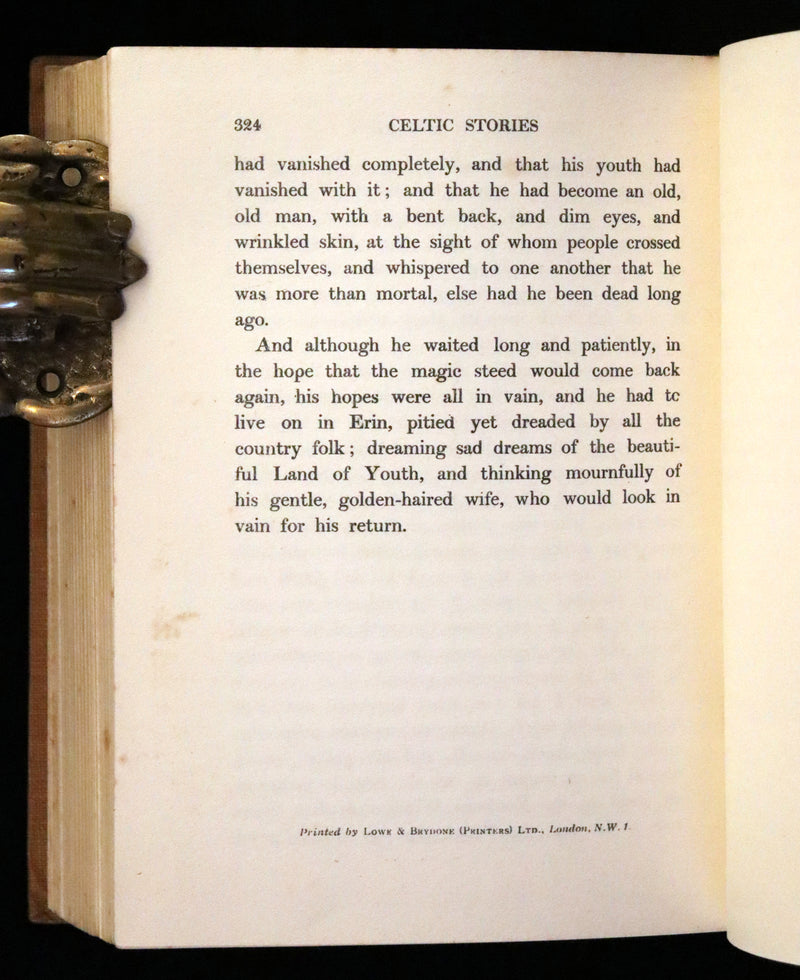 1927 Scarce Book - The Book of Celtic Stories by Elizabeth W. Grierson
