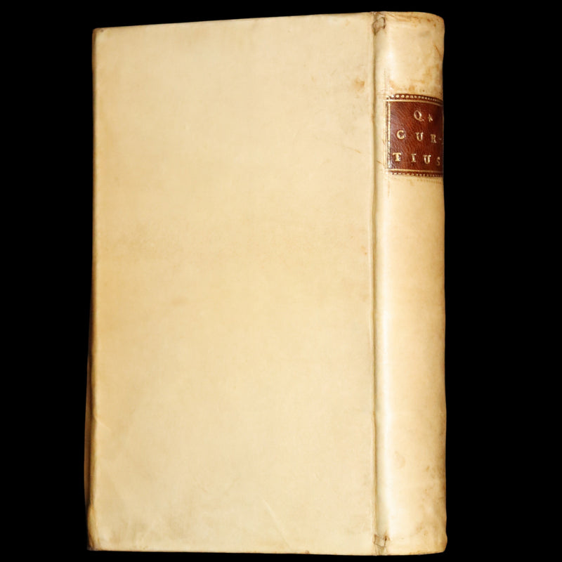 1633 Rare Latin Book - Histories of Alexander the Great with Map