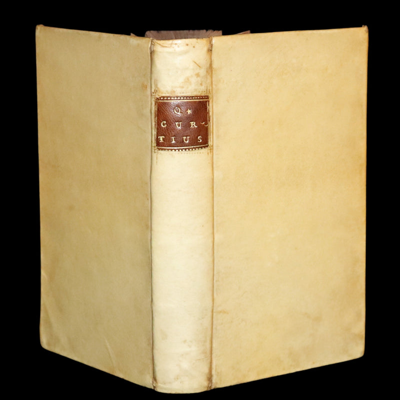 1633 Rare Latin Book - Histories of Alexander the Great with Map