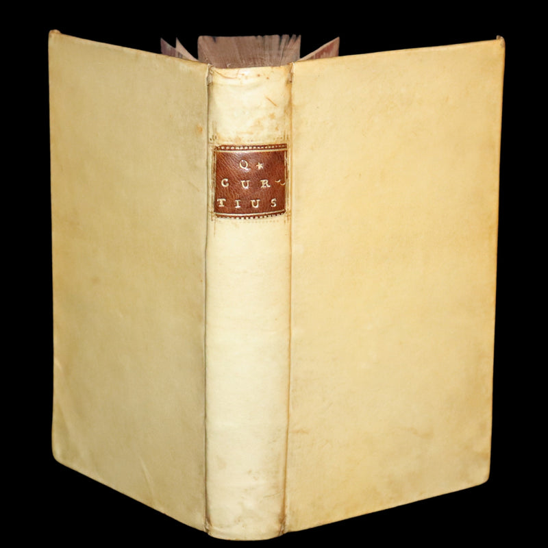 1633 Rare Latin Book - Histories of Alexander the Great with Map