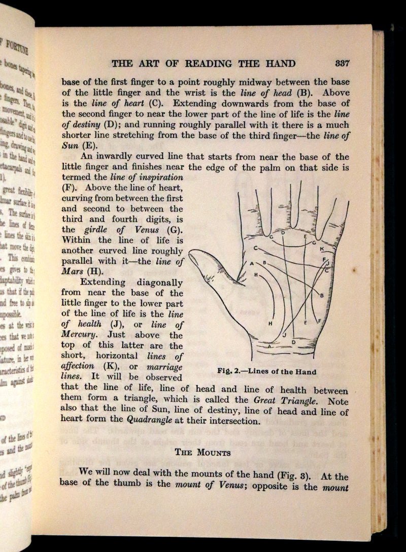 1930 Rare Book - The Complete Book of Fortune, Occult Sciences And Divination