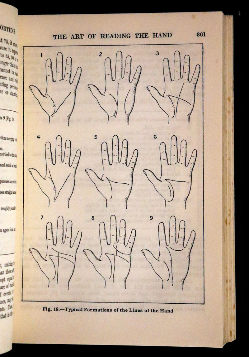 1930 Rare Book - The Complete Book of Fortune, Occult Sciences And Divination