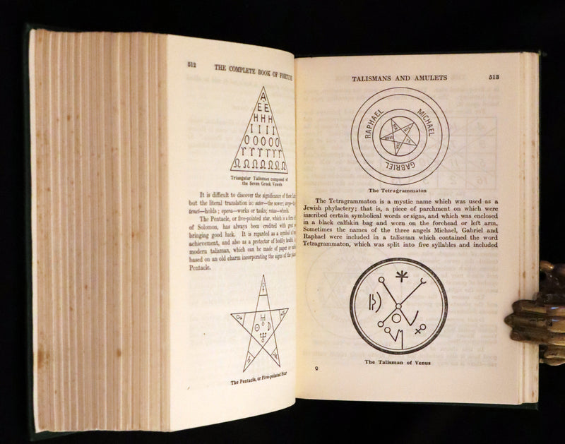 1930 Rare Book - The Complete Book of Fortune, Occult Sciences And Divination