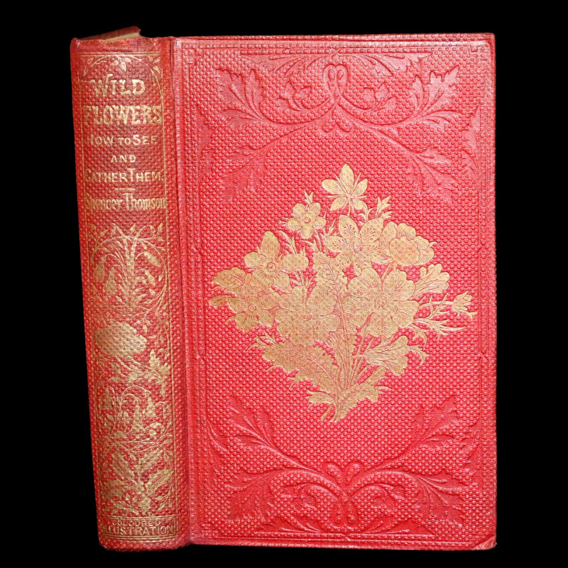 1859 Scarce Book - Wild Flowers by Spencer Thomson, illustrated by Noel Humphreys