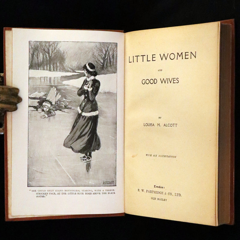 1900 Rare Book -  Little Women and Good Wives by Louisa M. Alcott. Illustrated.
