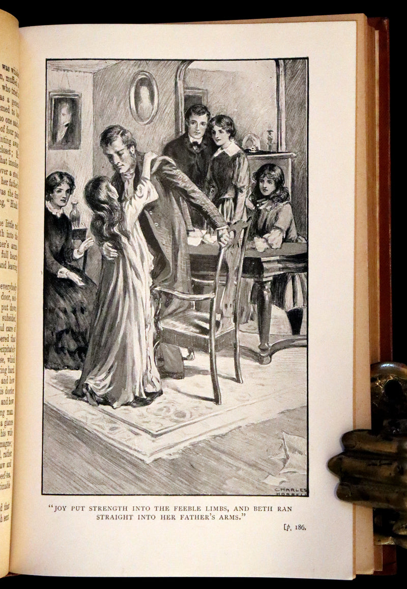 1900 Rare Book -  Little Women and Good Wives by Louisa M. Alcott. Illustrated.