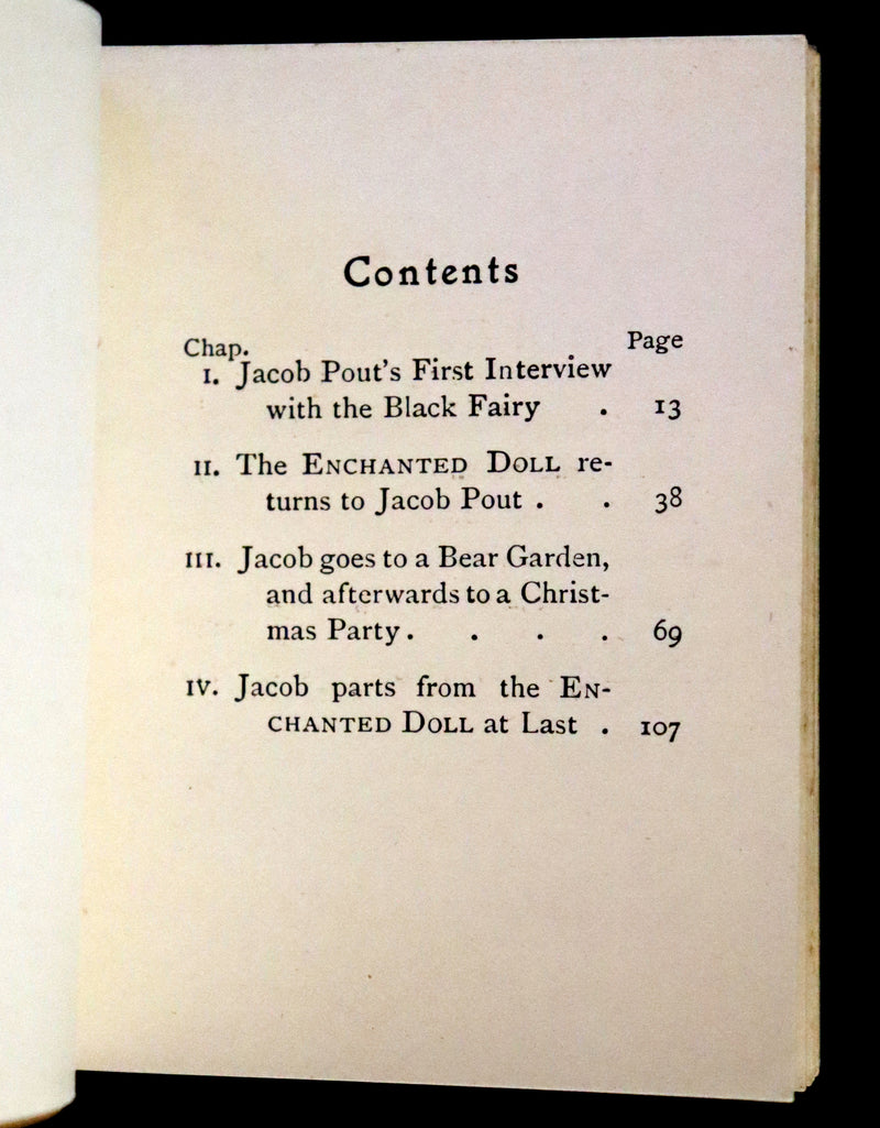 1899 Rare Book - The Enchanted Doll by Mark Lemon, Illustrated by Richard Doyle