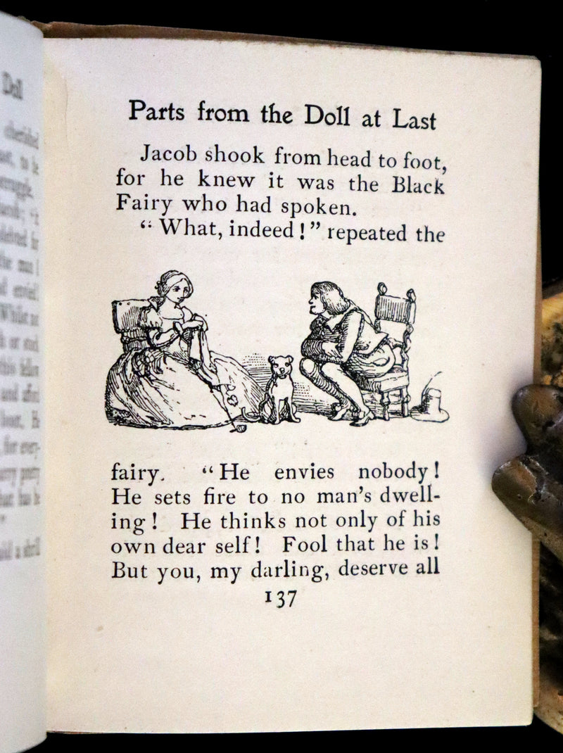 1899 Rare Book - The Enchanted Doll by Mark Lemon, Illustrated by Richard Doyle