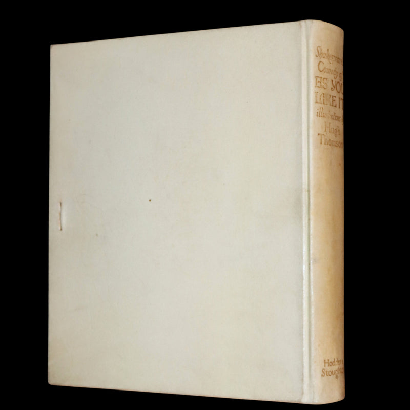 1909 Signed Edition - Shakespeare's As You Like It, Illustrated by Hugh Thomson
