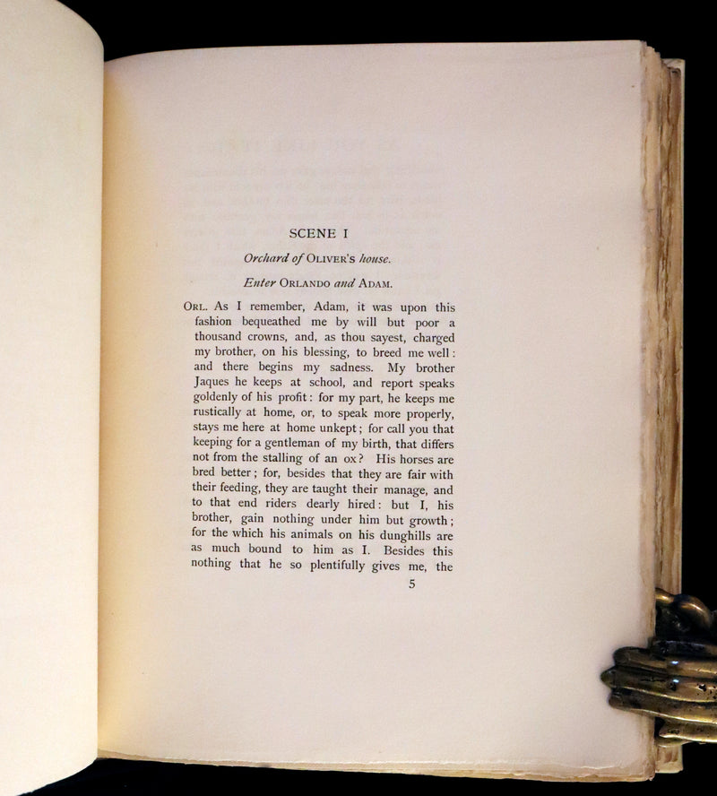 1909 Signed Edition - Shakespeare's As You Like It, Illustrated by Hugh Thomson